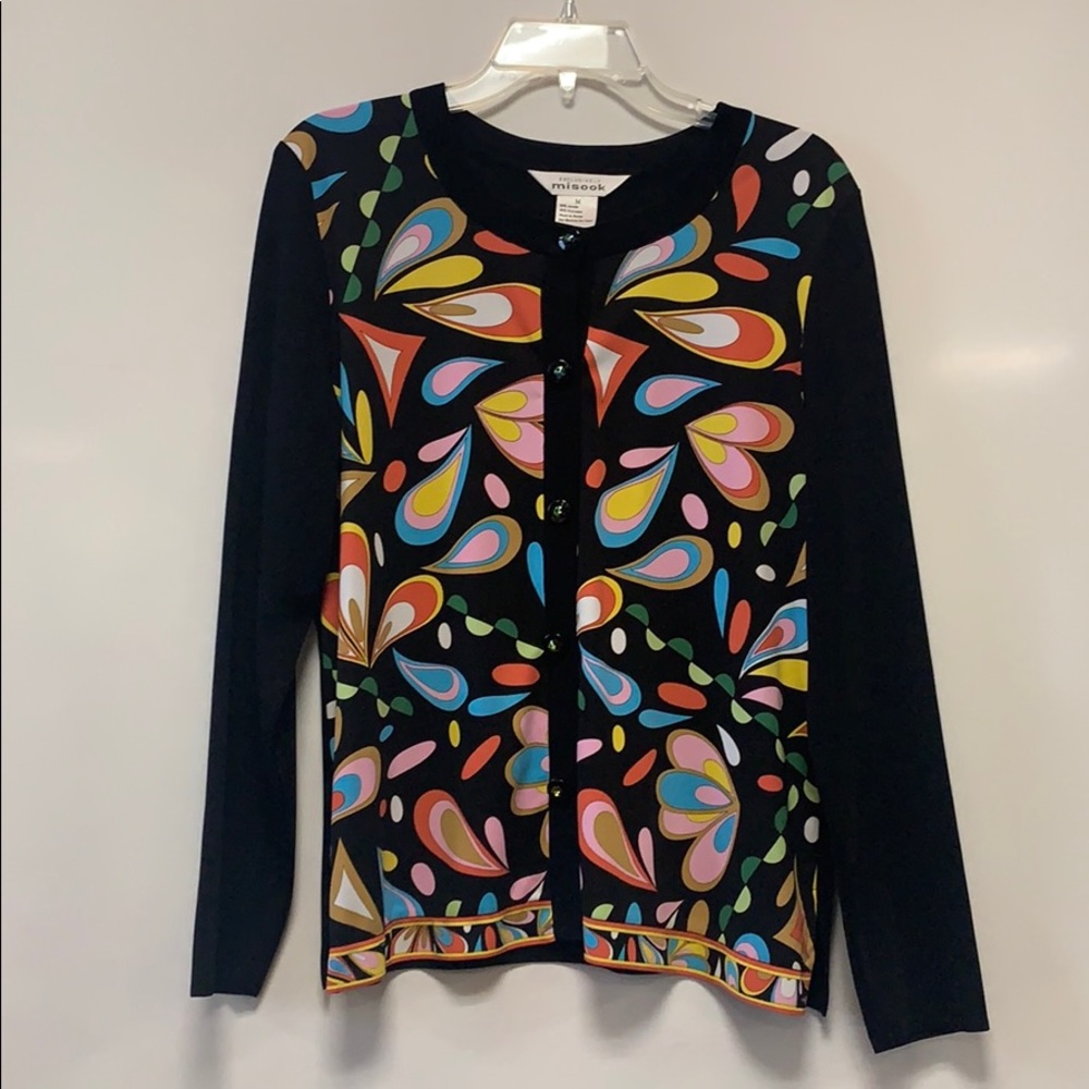 Exclusively Misook Button Up Cardigan/Jacket